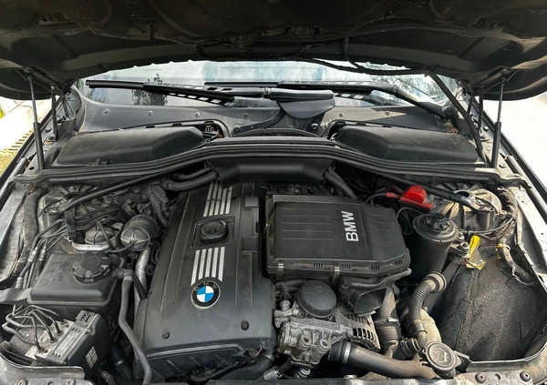 BMW Seria 5 cena 53500 przebieg: 162700, rok produkcji 2008 z Jaworzno małe 379